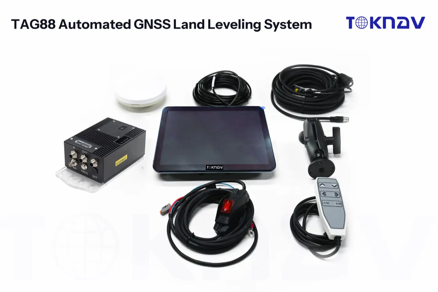 Sistema de nivelación de terreno GNSS Toknav TAG88
